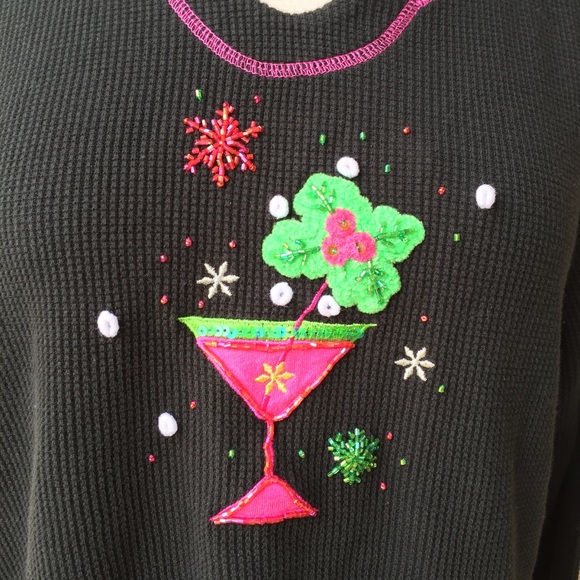 The Quacker Factory Embroidered Long Sleeves Top🌸 - Picture 4 of 5